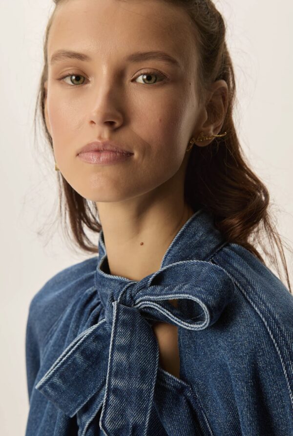 Blusa Lou denim blue - Imagen 4