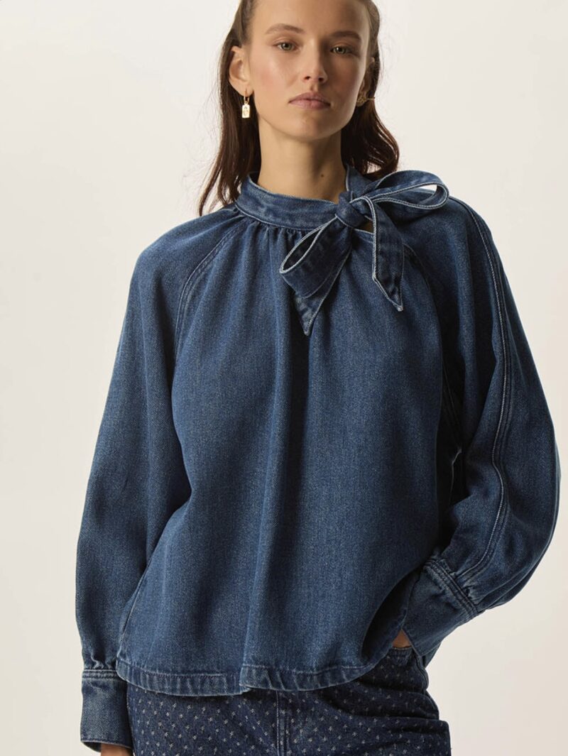 Blusa Lou denim blue - Imagen 7