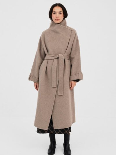 Abrigo largo Elysses beige