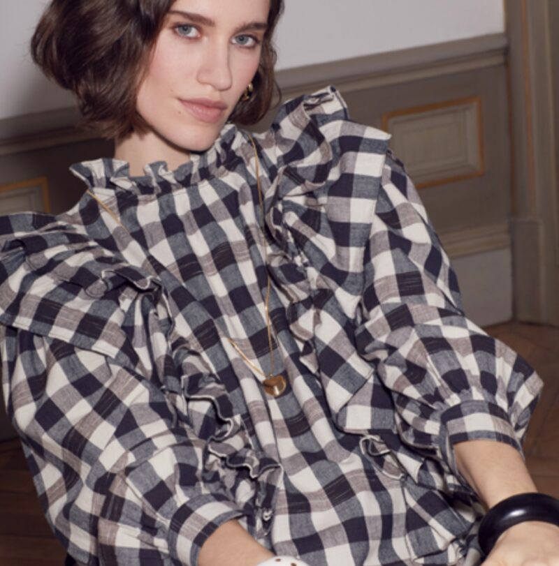 Blusa Grace cuadros - Imagen 2
