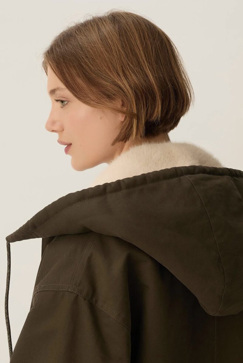 Parka Abrigo Ynes pickle - Imagen 8