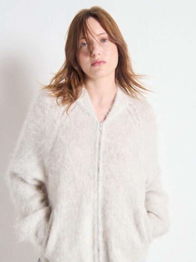 Cardigan Niby punto gris