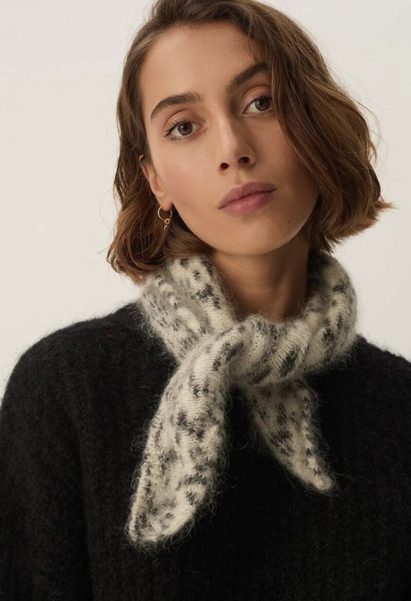 Bufanda mohair bomette dalmatien - Imagen 2