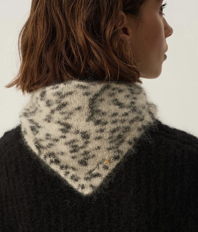 Bufanda mohair bomette dalmatien - Imagen 3