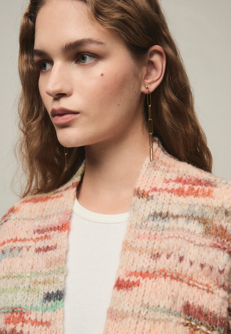 Chaqueta Mercedes abierta multicolor - Imagen 2