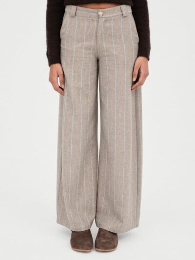 Pantalón vorota recto largo cuadros