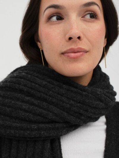 Bufanda punto bukon antracita