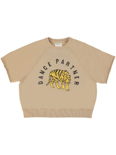 Sudadera mc light brown leopard print