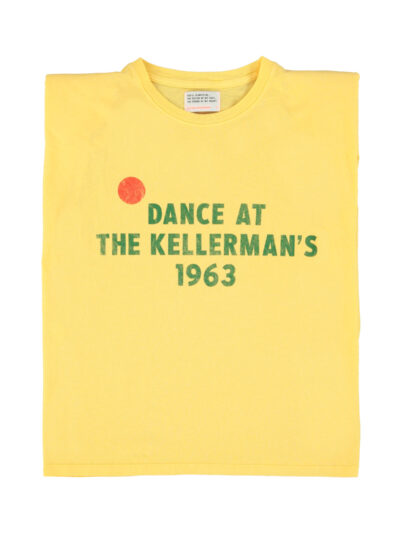 Camiseta shoulder pads yellow "dance at the kellerman"