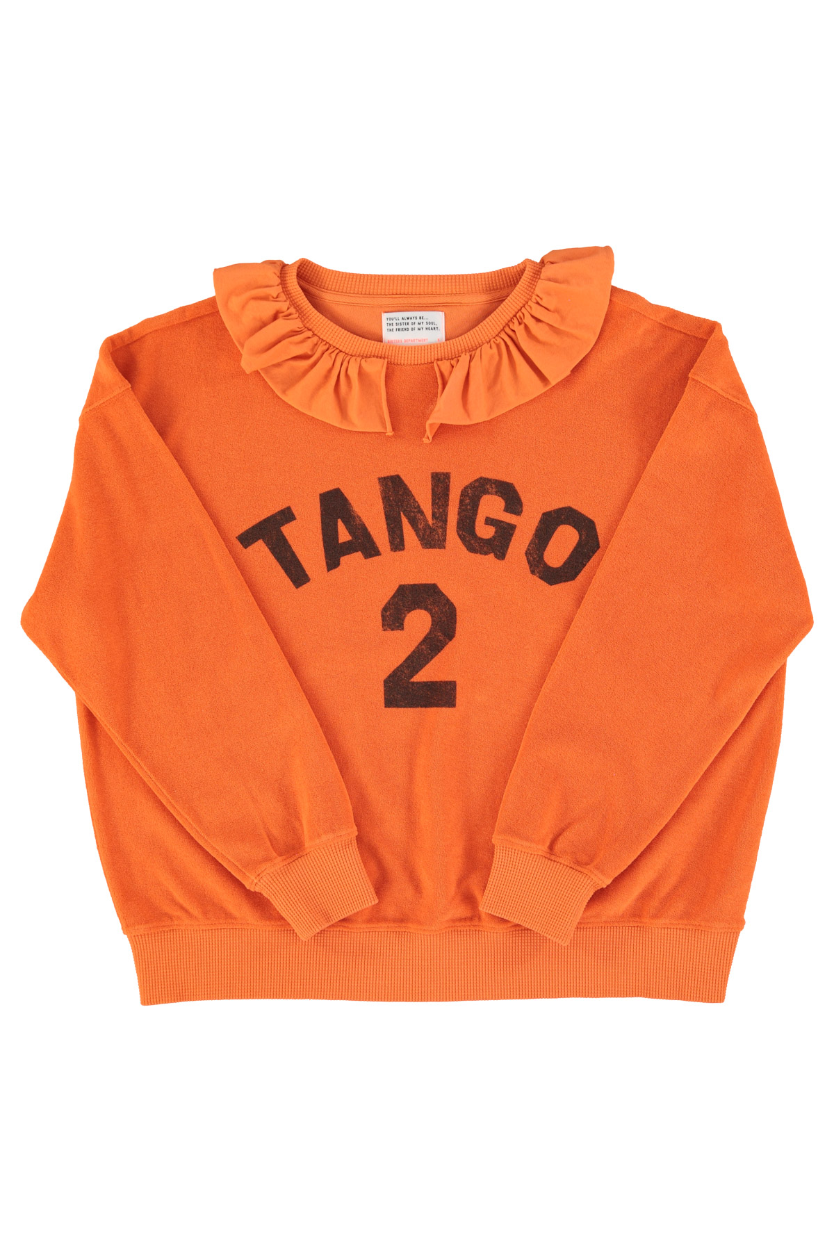 Sudadera collar orange "tango 2"