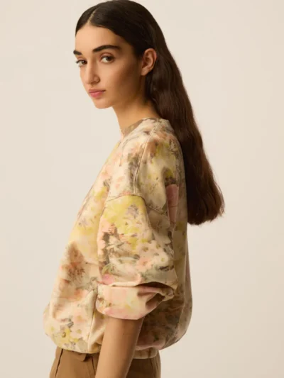 Sudadera Joeme oversize estampada floral multicolor