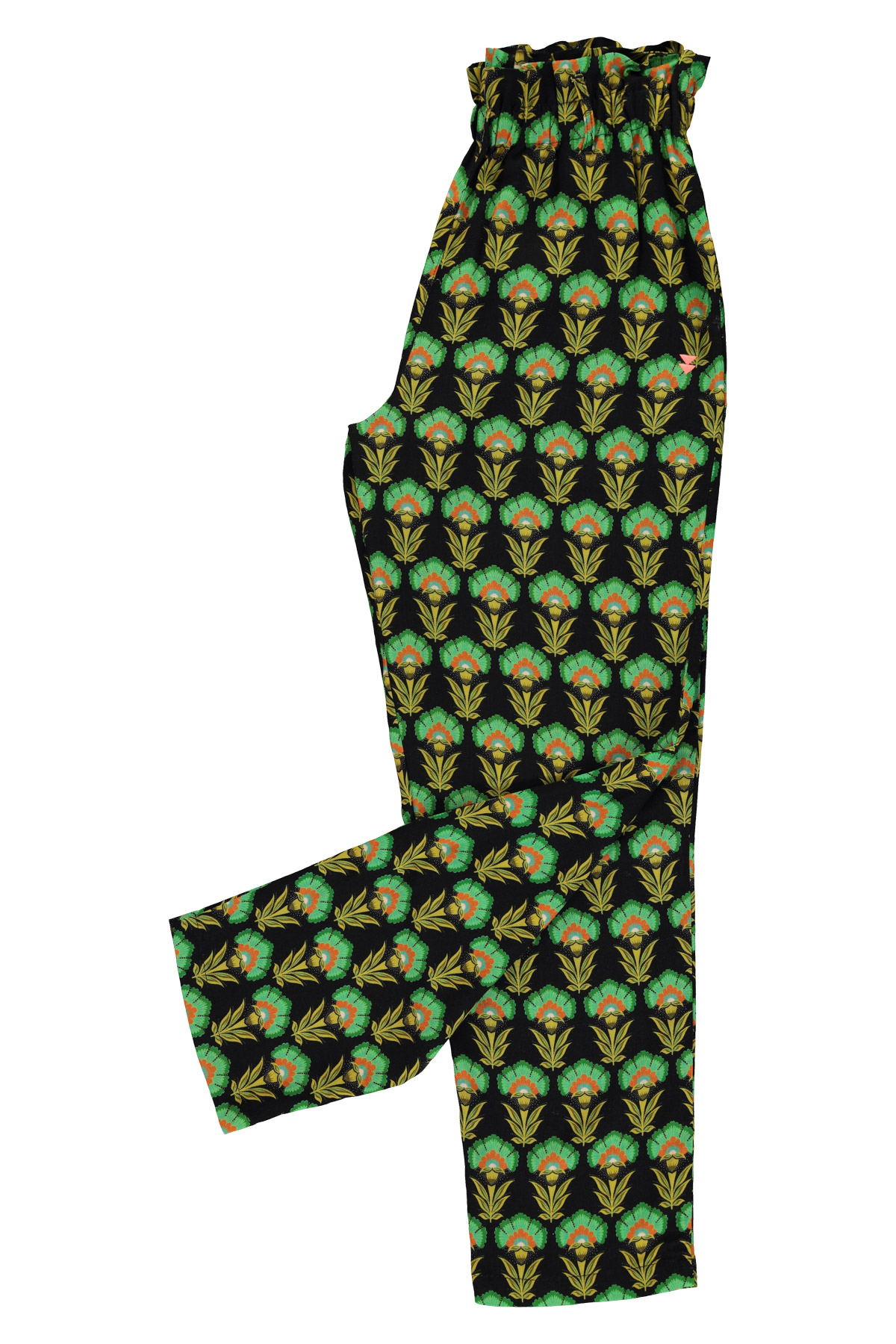 Pantalón black green flowers - Imagen 2