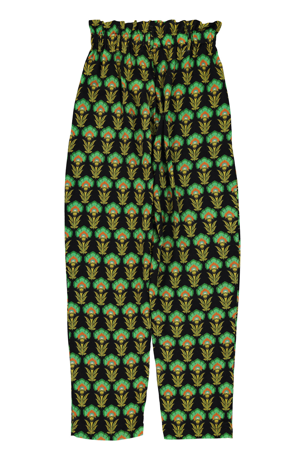 Pantalón black green flowers - Imagen 3