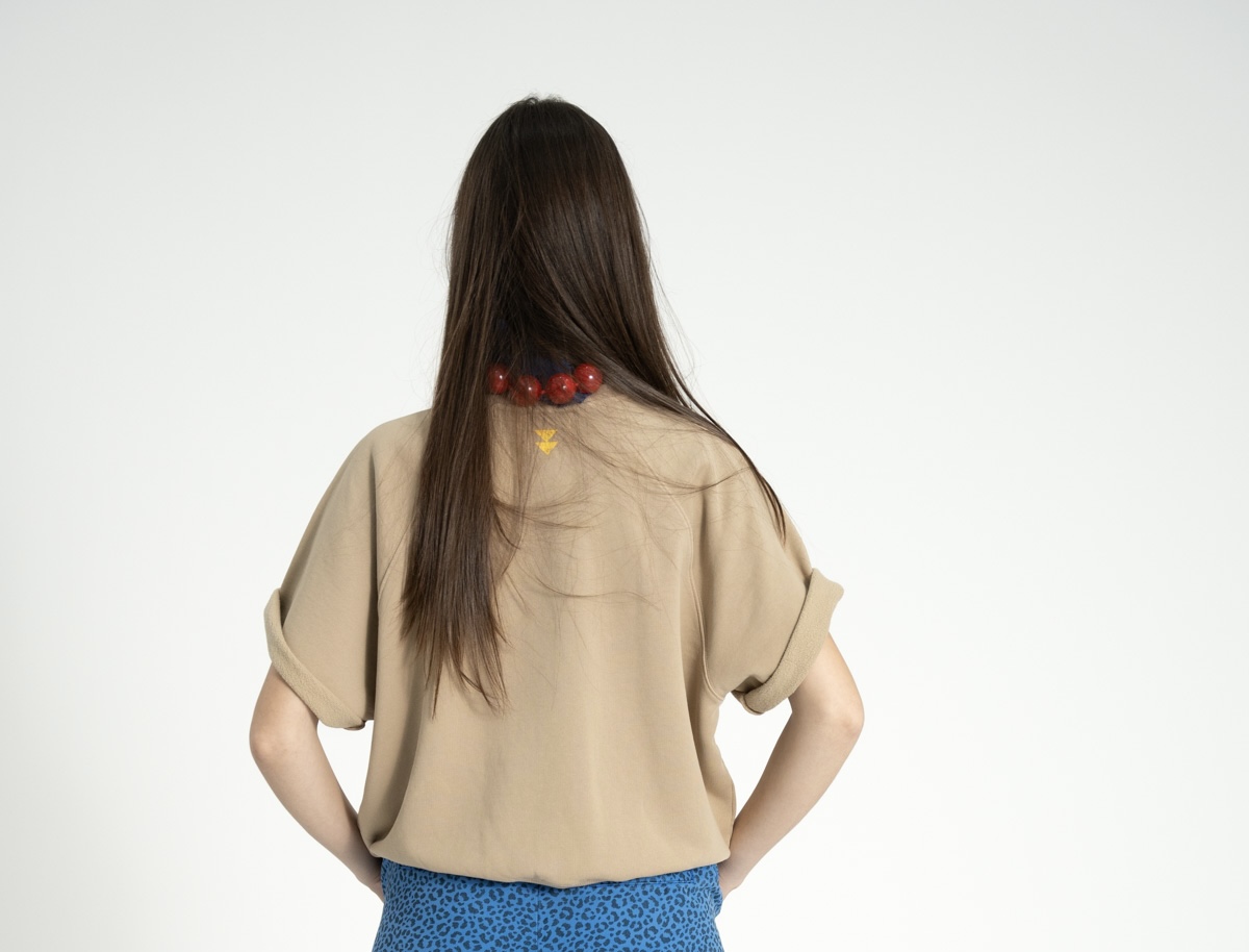 Sudadera mc light brown leopard print - Imagen 4