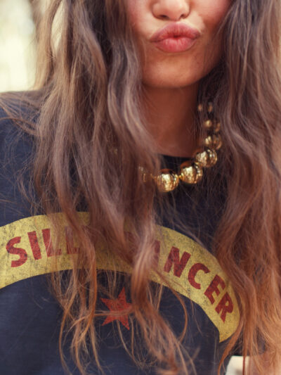 Camiseta top black "silly dancer"