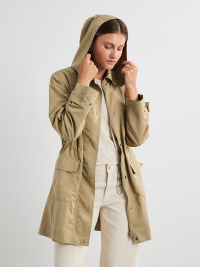 Chubasquero Gabardina finlo midi verde