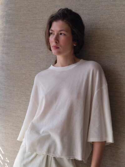 Camiseta atatrip ecru