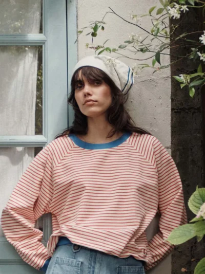 Sudadera daylor raya roja